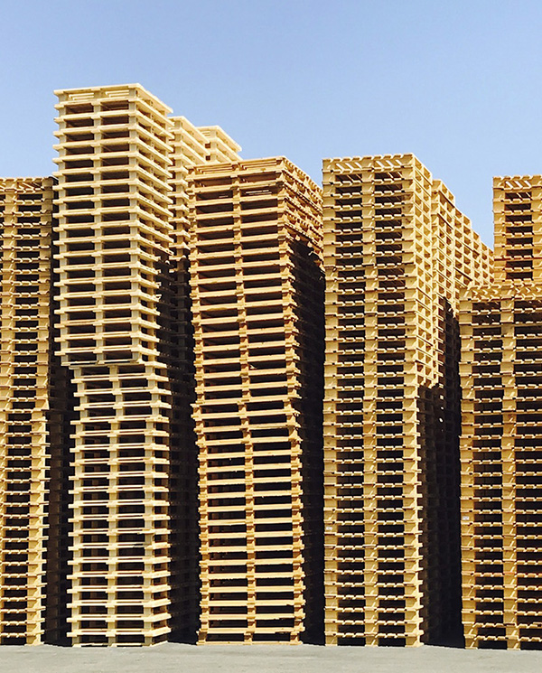 palets industriales de madera